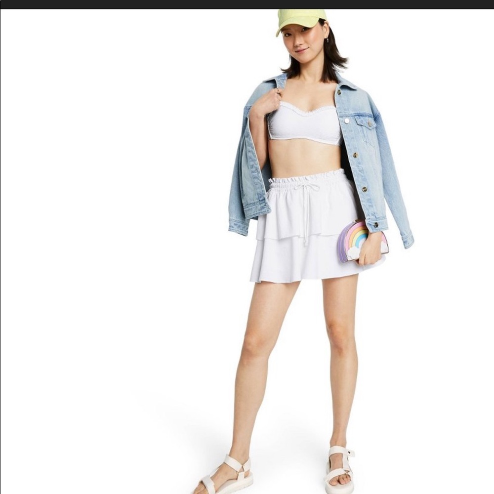 Stoney Clover Lane x Target - high rise ruffle mini skirt
